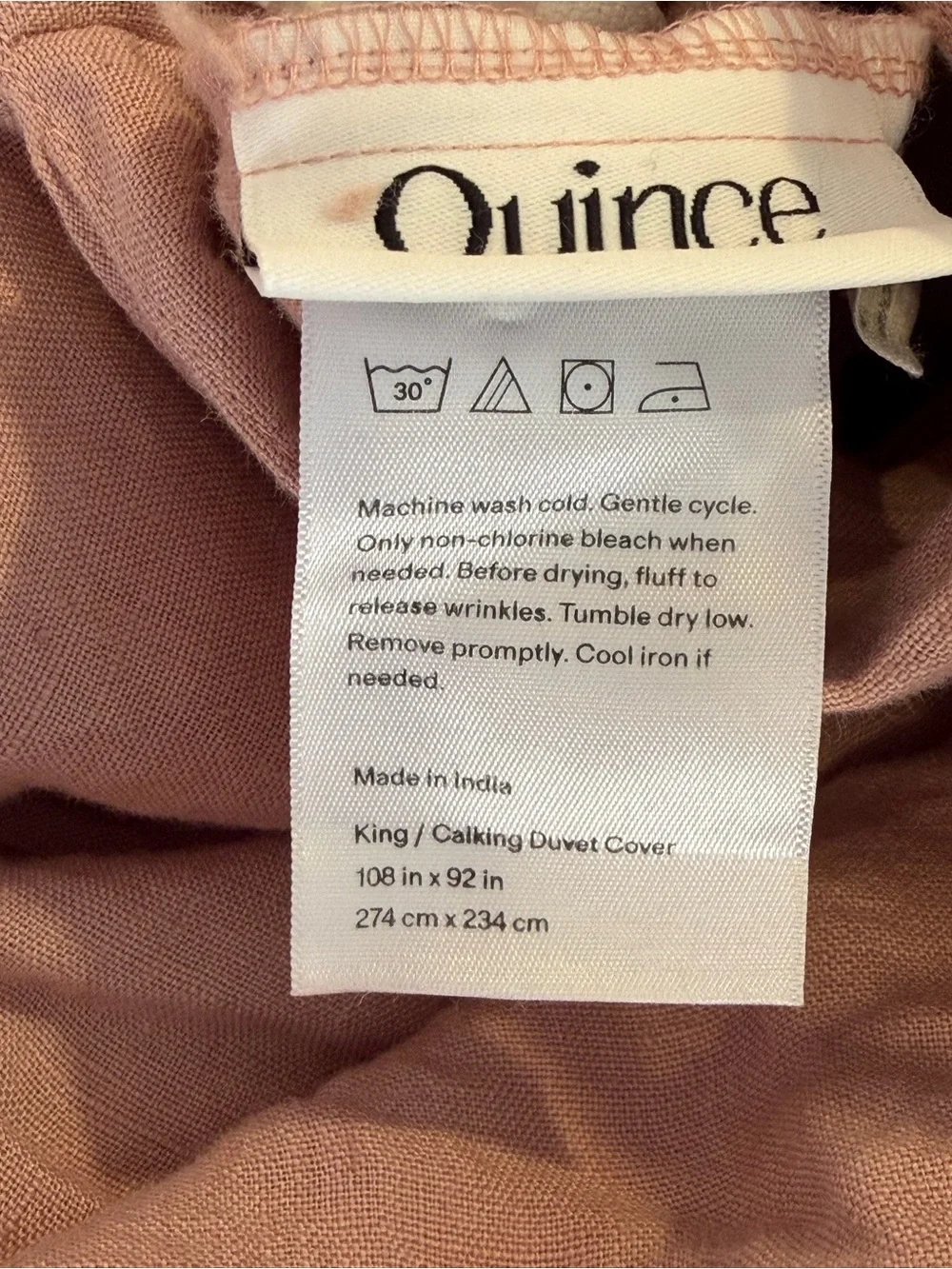 Quince item duvet